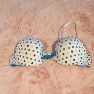 Aerie bra with polka dots really cute!!